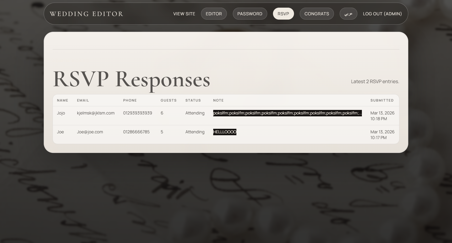 Wedding invitation preview 11