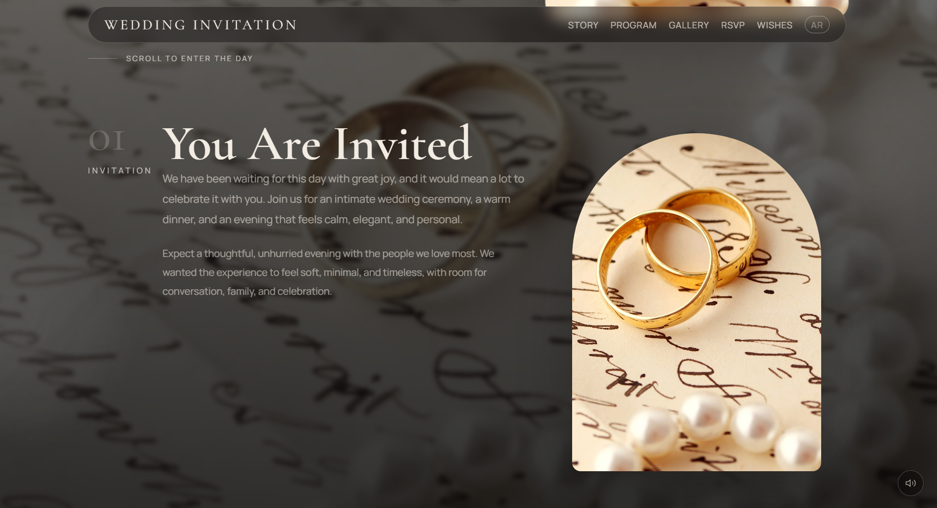 Wedding invitation preview 3