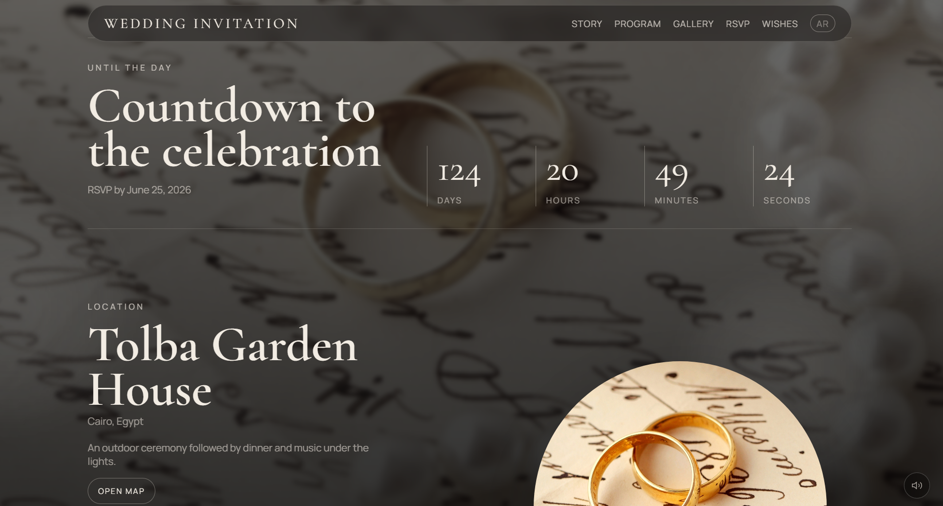 Wedding invitation preview 4