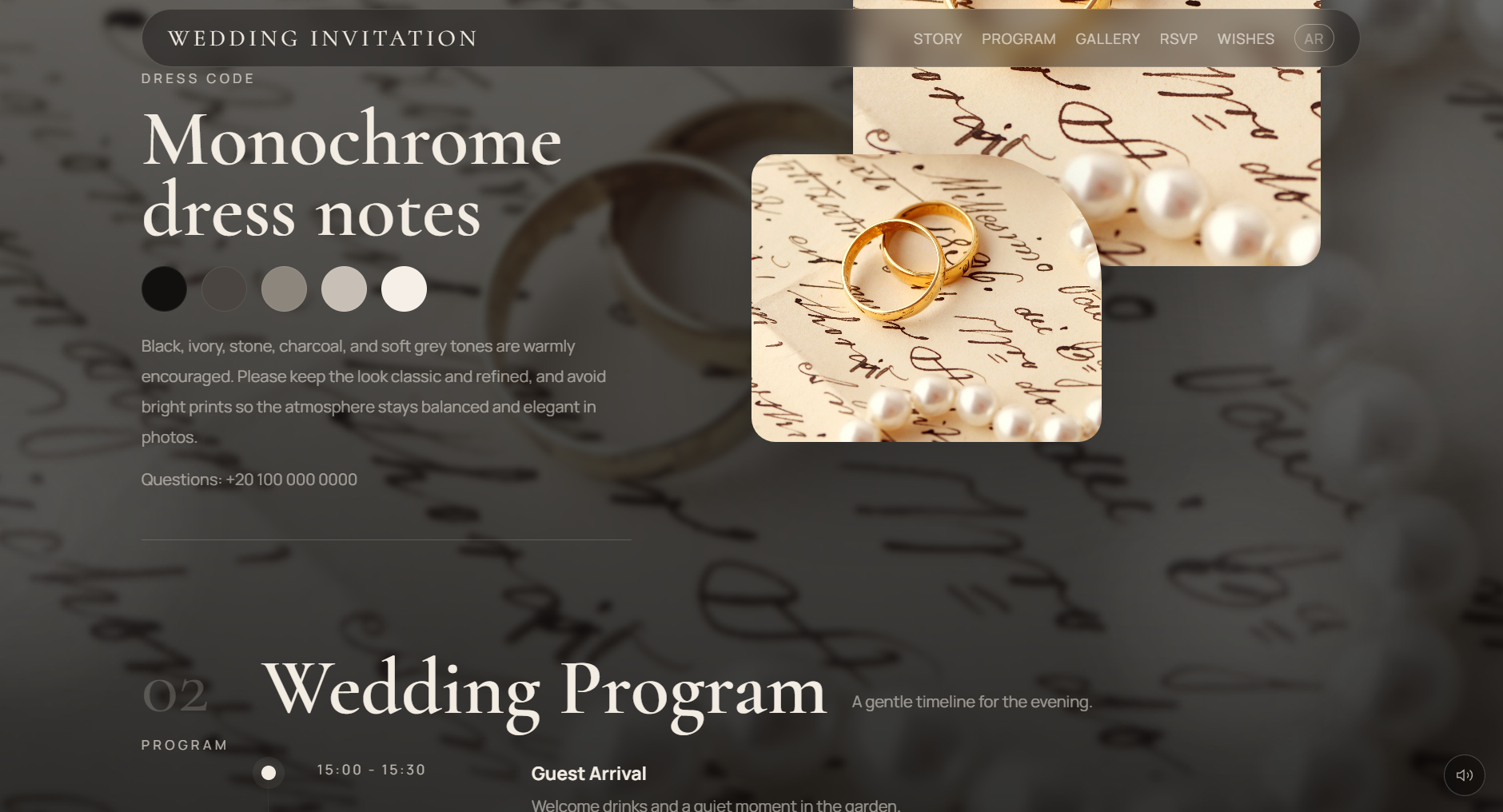 Wedding invitation preview 5