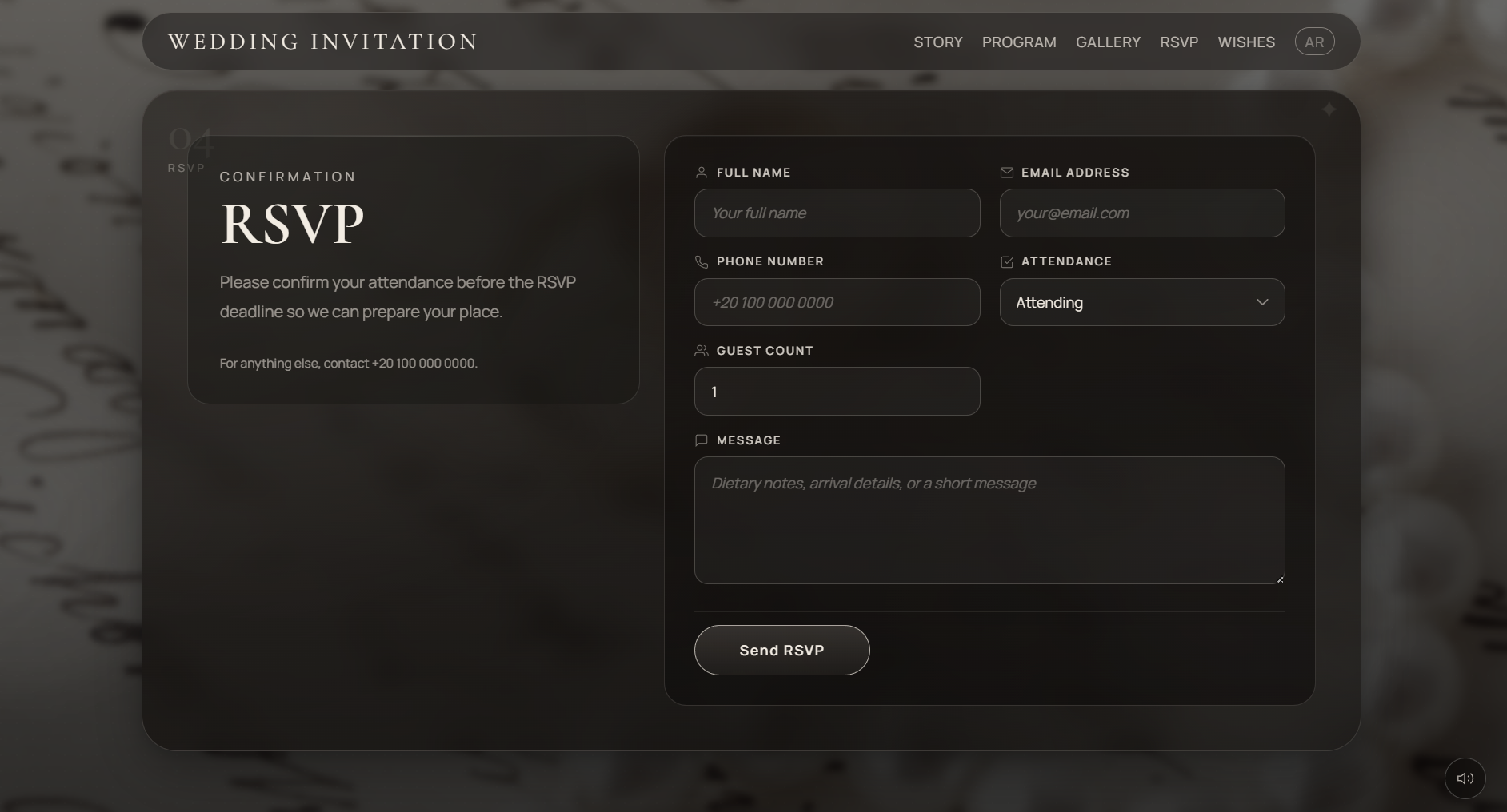 Wedding invitation preview 8